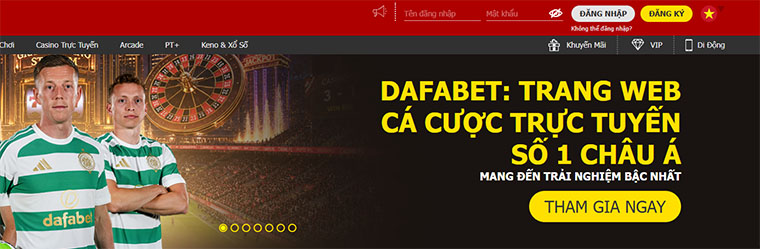 Read more about the article Dafabet Thành viên mới đăng ký Casino – thưởng 50% tối đa 100kđ